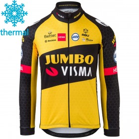 Wielershirt 2021 Team Jumbo–Visma N005 Winter Thermal Fleece